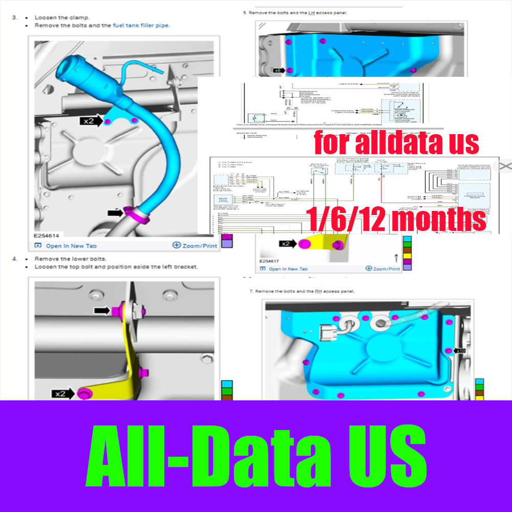 Workshop Tools Online - حساب أونلاين لبرنامج Alldata US الإصدار