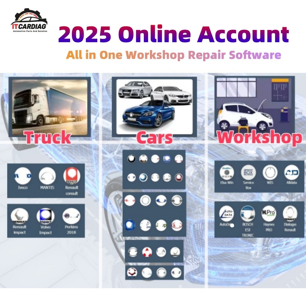 Workshop Tools Online - حساب أونلاين 2026 لبرامج Aut0-data و