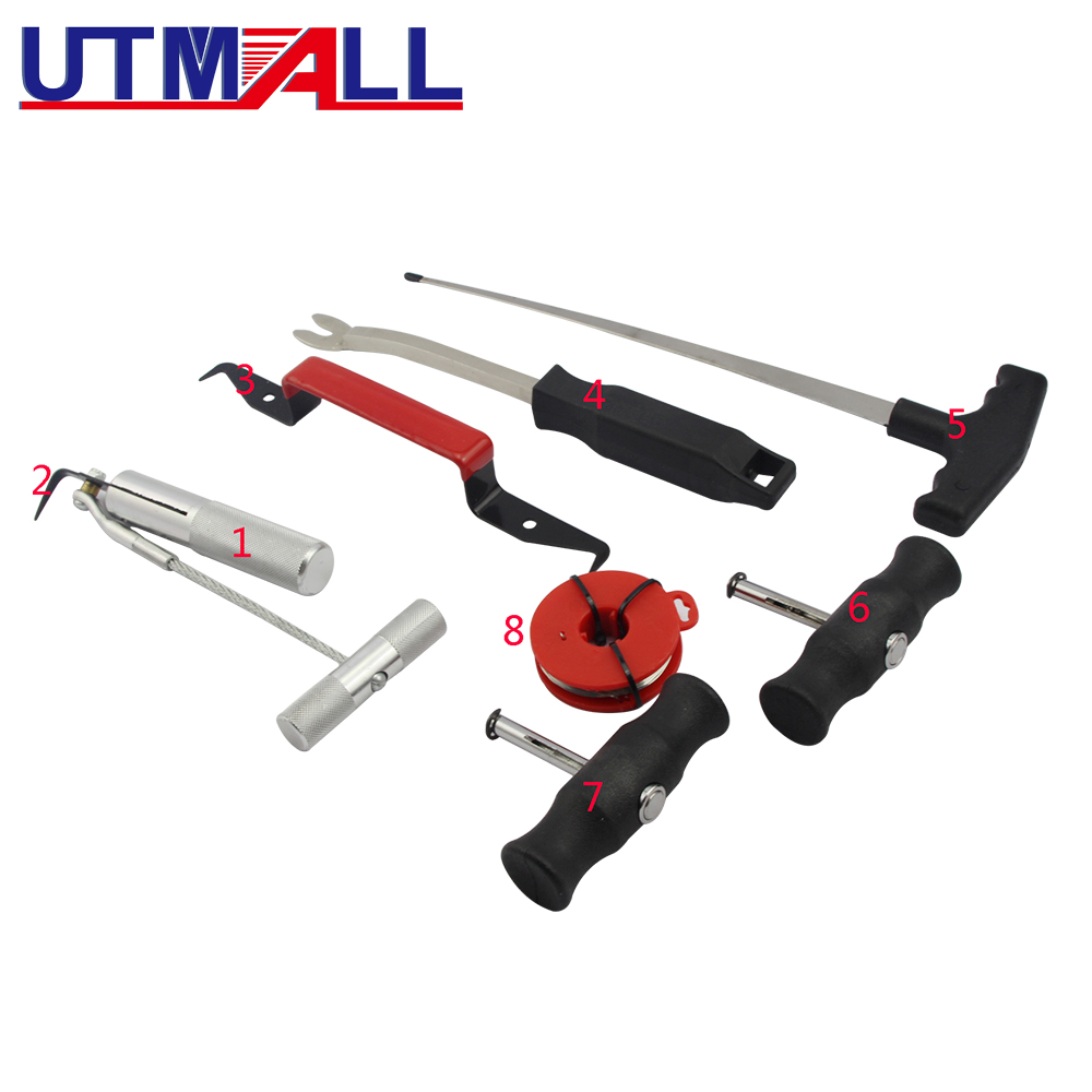 Workshop Tools Automotive - 7 قطعة طقم استبدال الزجاج الأمامي