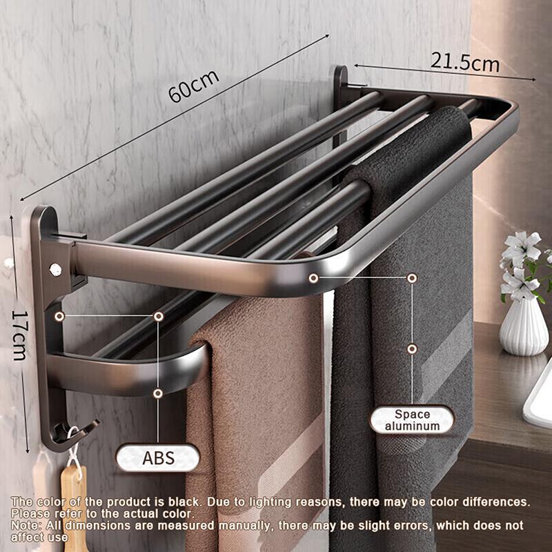 حامل مناشف للحمام ذاتي اللصق ب - مراجعة Screw Organizer Kit وسعره