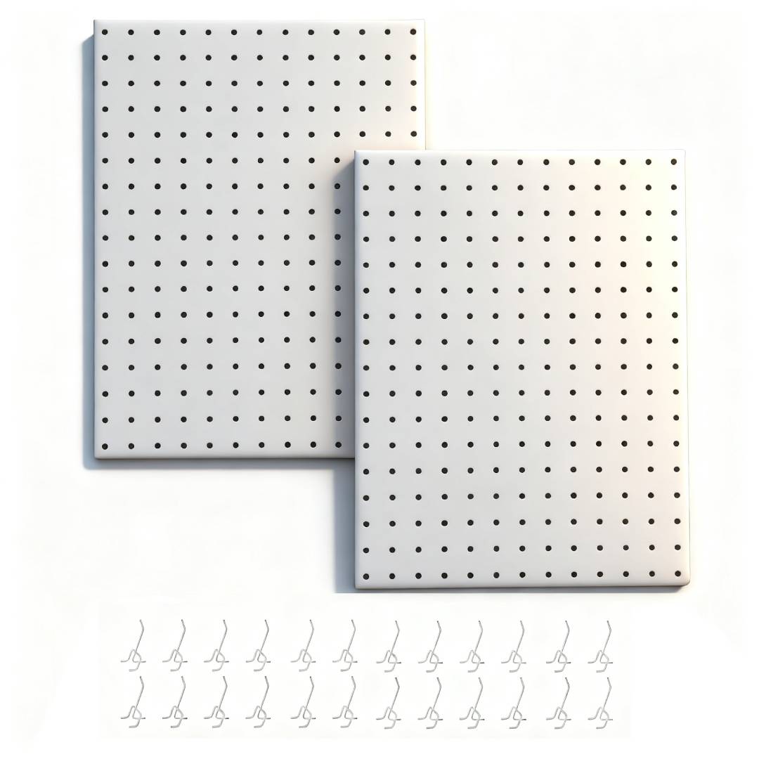 لوح بيجبورد معدني، لوحتان + 24 - مراجعة Workshop Tools Hanger وسعره