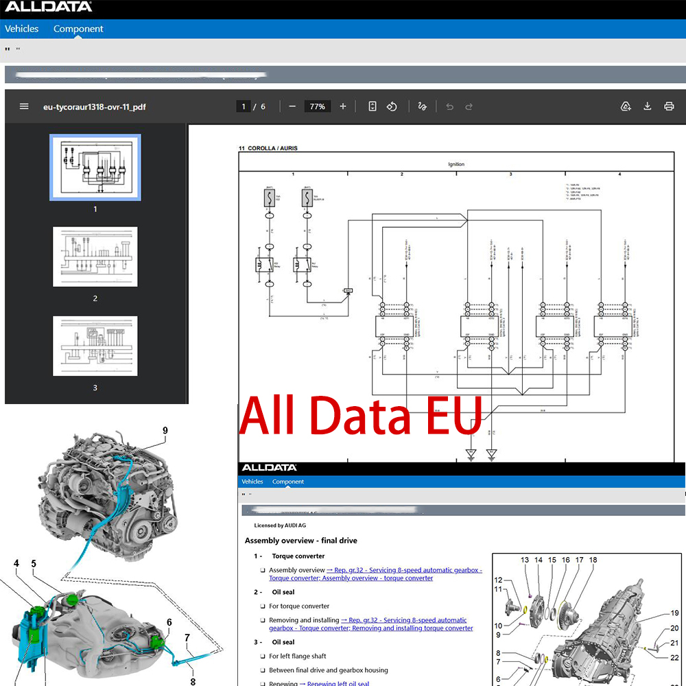 برنامج Alldata لإصلاح السيارات - مراجعة Workshop Tools Online وسعره