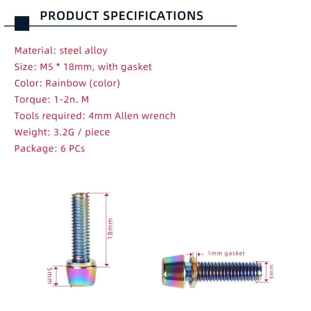 TANKE 6 قطعة M5 * 18 15 مللي م - مراجعة Screw Organizer Kit وسعره