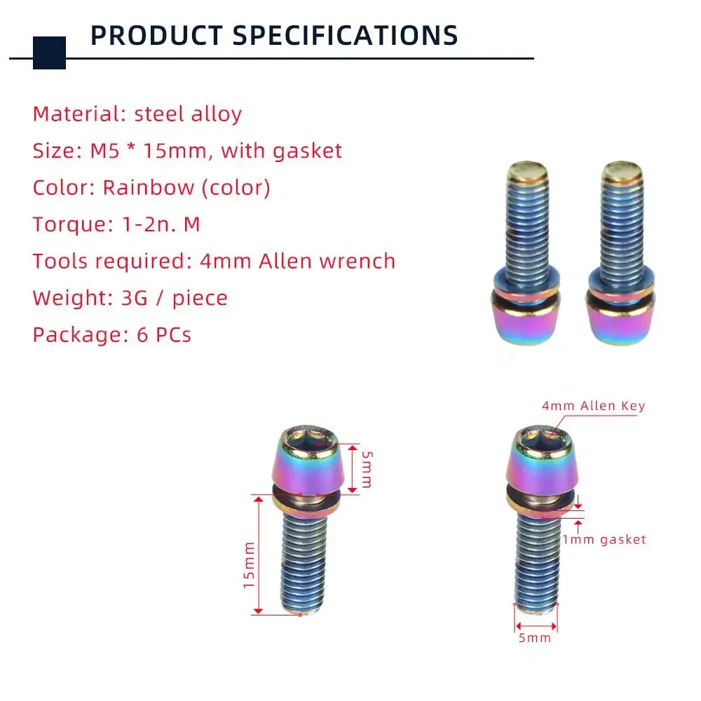 TANKE 6 قطعة M5 * 18 15 مللي م - مراجعة Screw Organizer Kit وسعره
